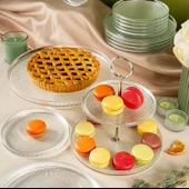 Fecra Loren 14 Parça Servis ve Sunum Seti Natürel - 2