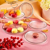 Fecra Loren 7 Parça Servis ve Sunum Seti Siyah Fileli - 2