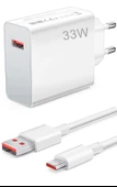 Xiaomi Mi Note 10 2 3 Lite Pro Şarj Aleti 33w Type C Fast Hızlı SET SZ-SG37 - 1