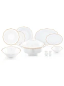 Bernardo Karen 58 Parça 12 Kişilik Bone China Yemek Takımı - 1