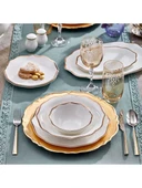 Bernardo Karen 58 Parça 12 Kişilik Bone China Yemek Takımı - 2