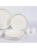 Vitale Yuvarlak Beyaz Servis Takımı MTFK.0118 - 1