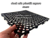 Deck Altı Plastik Zemin Izgara 30x30 cm  Su Tahliyeli, Kaymaz, Modüler Yer Karosu 15 adet - 4