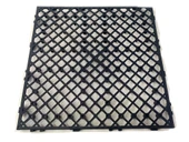 Deck Altı Plastik Zemin Izgara 30x30 cm  Su Tahliyeli, Kaymaz, Modüler Yer Karosu 15 adet - 1
