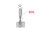 8 mm Sol Ahşap İşleme CNC Makine Delici Uç - 2
