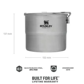 Stanley Adventure Paslanmaz Çelik İki Kişilik Pişirme Seti - 2