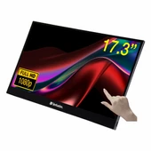 Verbatim PMT-17 17.3" 60Hz 6Ms HDMI+USB-C HDR FullHD FreeSync IPS Taşınabilir Dokunmatik Monitör thumbnail 2