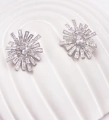 925 Ayar Gümüş (Silver) Kadın Küpe - 1