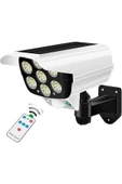 MRS SOLAR HB-200 4LÜ Paket Solar Enerjili Hareket Sensörlü Kamera Görünümlü 77 LED Mekan AYDINLATMA(2400MAH.) - 8
