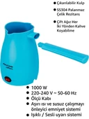 Awox Caffeen Türk Kahvesi Makinesi Elektrikli Cezve Mavi - 2