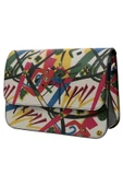 Kadın Vegan Deri Çok Renkli El Çantası - Beauty In Chaos Tasarım - 2