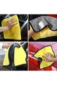 3'lü Araba Temizleme Seti Mikrofiber Şönil - 3'lü 50x50 Ultra Pamuklu Bez- Teleskopik Çek Çek - 2