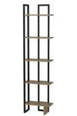 Plus aksesuar Kitaplık Raf Köşe Kitaplık Metal Kitaplık 5 Katlı Raf Kitaplık 185x45x20 - 6