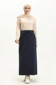 Beli Bağlamalı Cepli Spor Etek - 00152-1.015 - Lacivert - 2