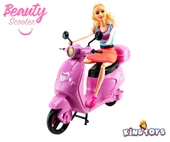 King Toys Beauty Motorcycle Mini Scooter Bebekli thumbnail 5