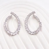 925 Ayar Gümüş (Silver) Kadın Küpe - 1
