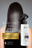 Okiro Besleyici Onarıcı Düzleştirici Keratin ve Biotinli Saç Bakım Sütü 250 Ml. - 4