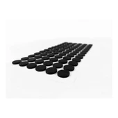 Furndiy Kendinden Yapışkanlı Yuvarlak Keçe 15 mm Siyah 78 Parça - 2