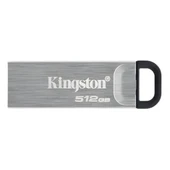 Kingston DTKN/512GB 512GB DataTraveler Kyson 200MB/s Metal USB 3.2 Gen 1 Flash Bellek thumbnail 1