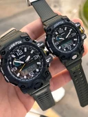 Joefox Digital Ve Analog Çiftlere Özel 2 Yıl Garantili 3 Atm Suya Dayanıklı Çift Kol Saati JE.CFT.02 - 2