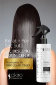 Elose Besleyici Onarıcı Düzleştirici Keratin ve Biotinli Saç Fön Sütü 250 Ml. - 4