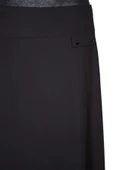 Hesna Kadın Dilşah Battal Beden Krep Çan Süs Cepli Aks Siyah Etek thumbnail 3