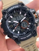 Joefox Digital Ve Analog Çiftlere Özel 2 Yıl Garantili 3 Atm Suya Dayanıklı Çift Kol Saati JE.CFT.01 thumbnail 2