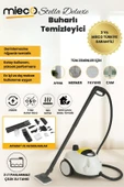Mieco Stella Deluxe  5 Bar/ 2100W / Çok Fonksiyonlu 20 Parça Buharlı Temizleme Makinası - Beyaz thumbnail 1