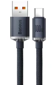 Baseus Crystal Shine 100w Usb To Type-c Hızlı Şarj Kablo 1.2 Mt (siyah) - 1