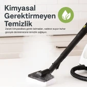 Mieco Stella Deluxe  5 Bar/ 2100W / Çok Fonksiyonlu 20 Parça Buharlı Temizleme Makinası - Beyaz thumbnail 6