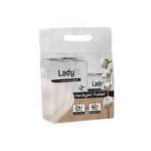 Lady Fit Cotton Ped Hediyeli Paket 24 Adet Normal Ultra Ped + 40 Adet Normal Günlük Ped - 1