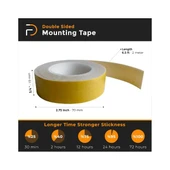Furndiy Çift Taraflı Yapışkanlı Montaj Bandı 19 mm x 2 Metre - 3