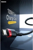 Baseus Type C To Type C 100 Watt Süper Hızlı Şarj Data Kablosu 2 Metre Pd - 2