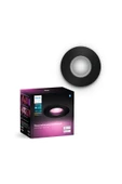 Philips Hue Xamento Siyah Sıva Üstü RGB Akıllı LED Spot IP44 400 Lumen GU10 Spot Dahildir thumbnail 1