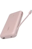 Belkin BoostCharge Powerbank, 20K Entegre Kablolu Taşınabilir Güç Kaynağı, 30 W Hızlı Şarj, USB-C thumbnail 1