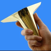 Aspen Mobilya Kanepe Sehpa Puf Koltuk Ünite Ayağı Gold Altın Baza Ayak 12 Cm (4 ADET) - 5