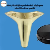 Aspen Mobilya Kanepe Sehpa Puf Koltuk Ünite Ayağı Gold Altın Baza Ayak 12 Cm (4 ADET) - 2