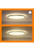 Wiz SuperSlim 22W Beyaz Sıva Üstü RGB Akıllı LED Yuvarlak Panel Tavan Armatürü 42 cm çapında 2600 Lumen - 5