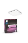 Philips Hue Surimu Beyaz Sıva Üstü RGB Akıllı LED Kare Panel Tavan Armatürü 25x25cm 1760 Lumen - 1