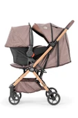 Maxi Taxi Airmini Otomatik Katlanır Kabin Boy Travel Sistem Bebek Arabası Kahverengi thumbnail 2