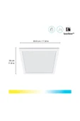 Wiz Beyaz Akıllı Sıva Üstü Sarı-Beyaz Ambiyans Kare Panel Tavan Armatürü 12W - 2