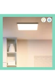 Wiz Beyaz Akıllı Sıva Üstü Sarı-Beyaz Ambiyans Kare Panel Tavan Armatürü 12W - 4
