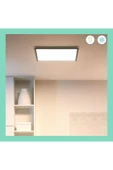 Wiz Siyah Akıllı Sıva Üstü Sarı-beyaz Gün Işığı Kare Panel Tavan Armatürü 36w - 4