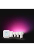 Philips HueWCA 4.2W GU10 Renkli Spot Akıllı Ampul 3'lü Başlangıç Seti (Kumandalı) thumbnail 5
