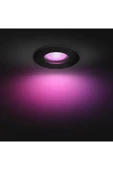 Philips Hue Xamento Siyah Sıva Üstü RGB Akıllı LED Spot IP44 400 Lumen GU10 Spot Dahildir thumbnail 4