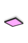 Philips Hue Tento Siyah Sıva Üstü RGB Akıllı LED Panel Tavan Armatürü 30x30cm 1340 Lumen - 2