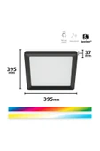 Wiz Siyah Akıllı Sıva Üstü RGB Kare Panel Tavan Armatürü 17W - 2