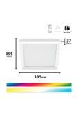 Wiz Beyaz Akıllı Sıva Üstü RGB Kare Panel Tavan Armatürü 17W thumbnail 2