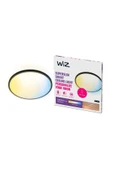 Wiz Superslim 32w Siyah Sıva Üstü Sarı-beyaz Akıllı Led Yuvarlak Panel Tavan Armatürü 55cm 3750 Lumen - 1