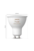Philips HueWCA 4.2W GU10 Renkli Spot Akıllı Ampul 3'lü Başlangıç Seti (Kumandalı) thumbnail 4